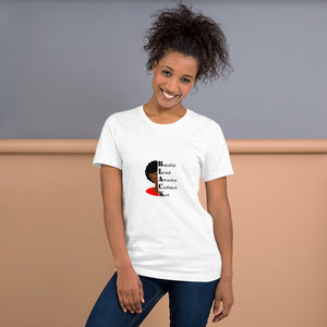 T-shirt Black Woman Short-Sleeve Afro Woman Quotes Unisex